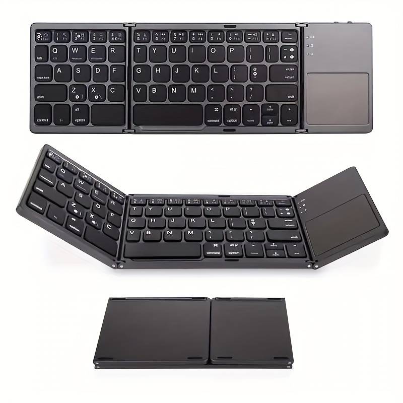 FlexType™️ |Sammenklappeligt trådløst tastatur til Ipad og laptop med touchpad